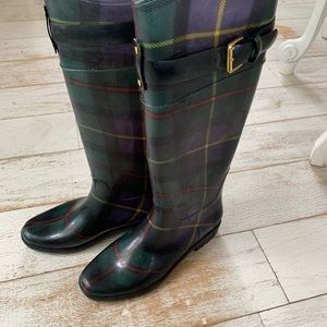 Ralph Lauren Plaid Rain boots